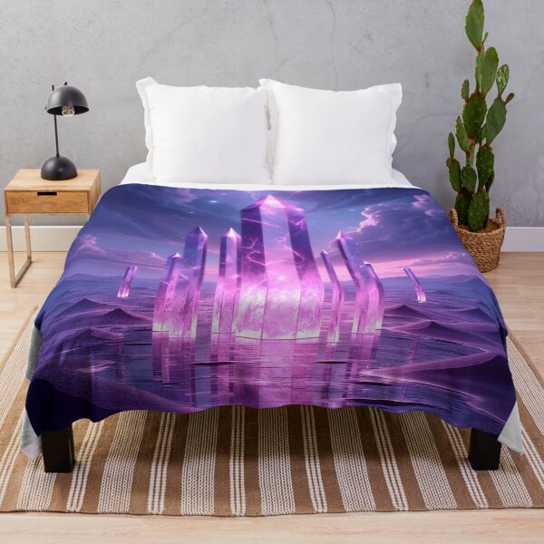 Item preview, Crystal Spires of the Electric Dusk designed and sold by oanaunciuleanu.