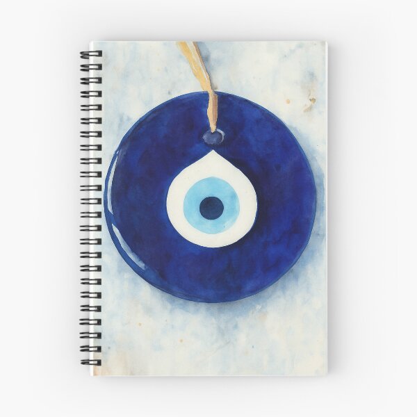 Item preview, Evil Eye in Watercolor Style - Nazar bead designed and sold by Pacika.