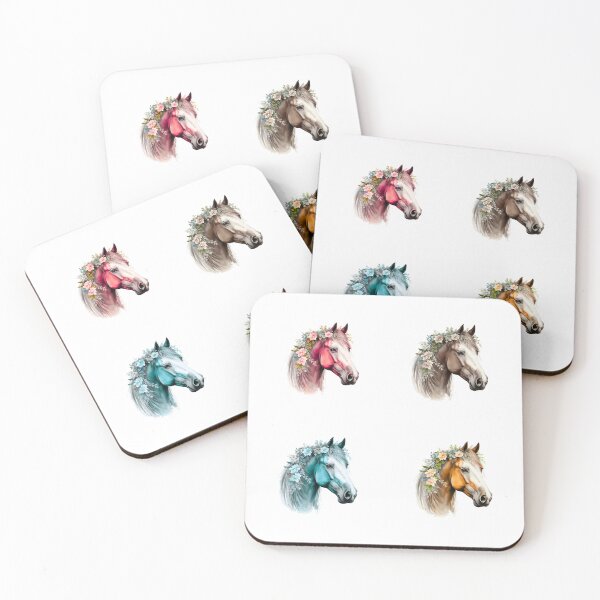 Artikelvorschau, Wunderschönes Boho Magickal Horse Sticker Pack entworfen und verkauft von Ishtar Park Equine Shop.