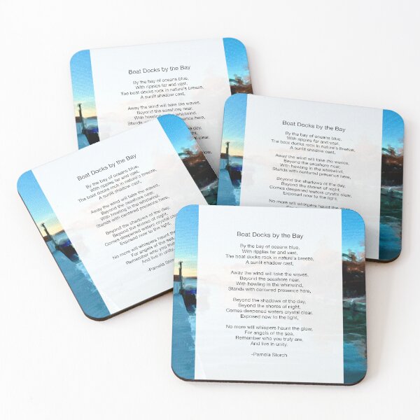 Item preview, Boat Docks by the Bay Poem designed and sold by Pamela Storch.
