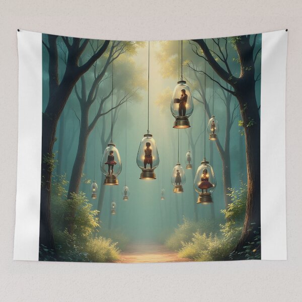 Item preview, Lanterns of the Enchanted Forest designed and sold by oanaunciuleanu.