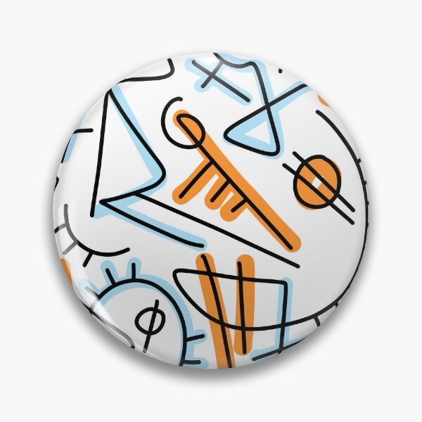 Item preview, Alien language, Abstract Doodle Composition designed and sold by alina-k-design.