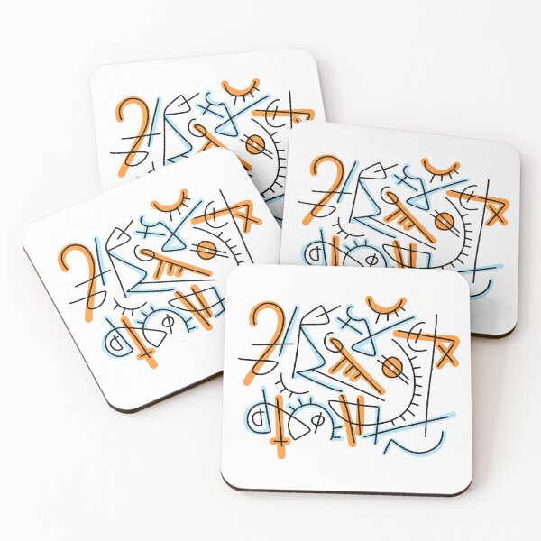 Item preview, Alien language, Abstract Doodle Composition designed and sold by alina-k-design.