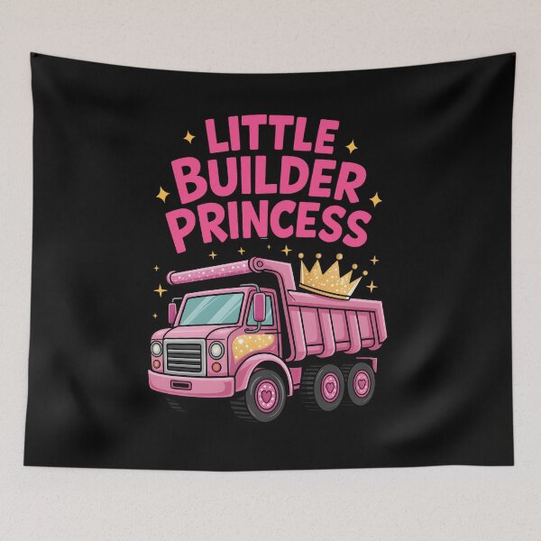 Artikelvorschau, Little Builder Princess – Süßer Bauwagen für Mädchen entworfen und verkauft von Fragy72.
