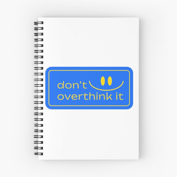 Item preview, Don’t Overthink It | Groovy Smile Pop Art Patch + Trendy Sticker Vibes designed and sold by NOMADIC ART.