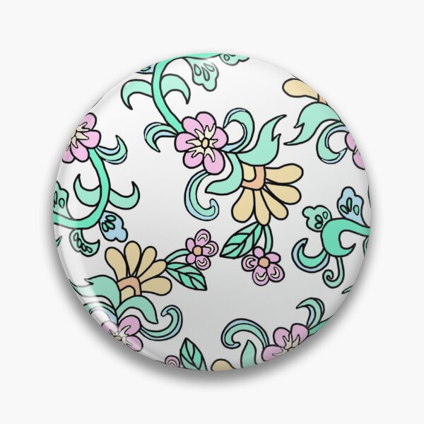 Item preview, Pastel Thai floral pattern, elegant seamless botanical design designed and sold by Jjc59.
