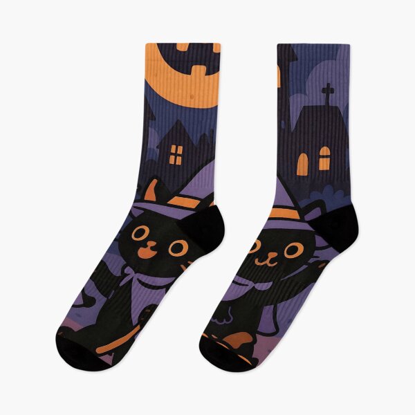 Item preview, Cute Witch Cats of Halloween Town designed and sold by Uglyandcute.