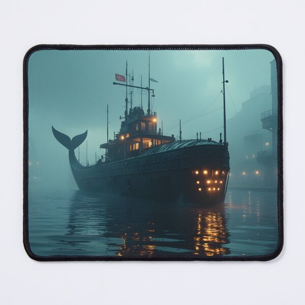 Item preview, The Phantom Whale Ship designed and sold by oanaunciuleanu.
