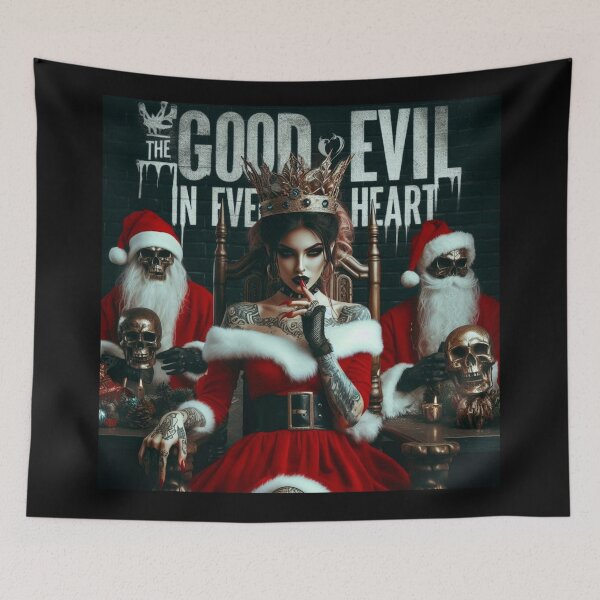 Item preview, Gothic Queen Double Santa Skeleton  designed and sold by Voodoo Store Paranormal Collections.