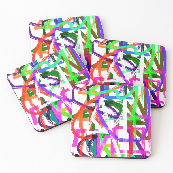 Item preview, Chromatic Overdrive – Neon Noise in Motion designed and sold by hello_mojiji.