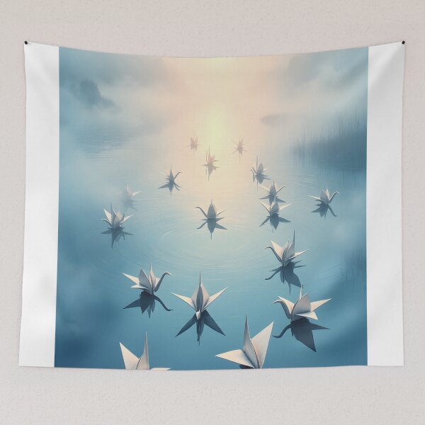 Item preview, Origami Flight to the Horizon designed and sold by oanaunciuleanu.