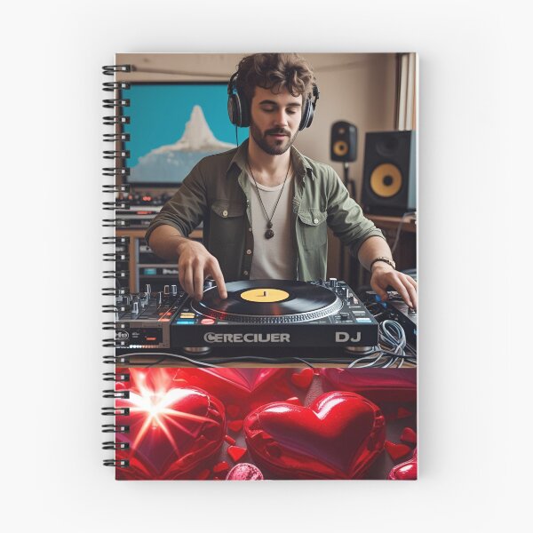 Item preview, DJ tocando vinilos de moda designed and sold by MarekNocon3.