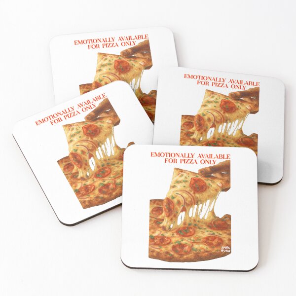 Item preview, Emotionally Available for Pizza Only – Funny Pizza Lover Quote Food Humor Design designed and sold by smolburndesign.