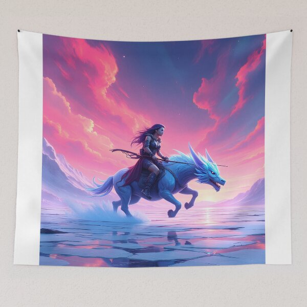 Item preview, Rider of the Celestial Steed designed and sold by oanaunciuleanu.