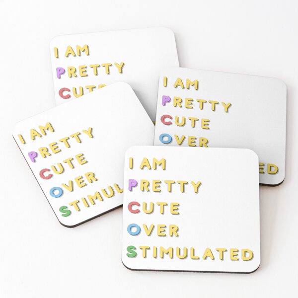 Item preview, Pretty Cute OverStimulated – PCOS Edition designed and sold by BRT.