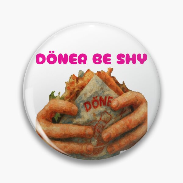 Item preview, Döner Be Shy – Funny Food Pun Design for Kebab Lovers, Turkish Food Fans & Street Food Addicts designed and sold by smolburndesign.