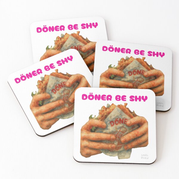 Item preview, Döner Be Shy – Funny Food Pun Design for Kebab Lovers, Turkish Food Fans & Street Food Addicts designed and sold by smolburndesign.