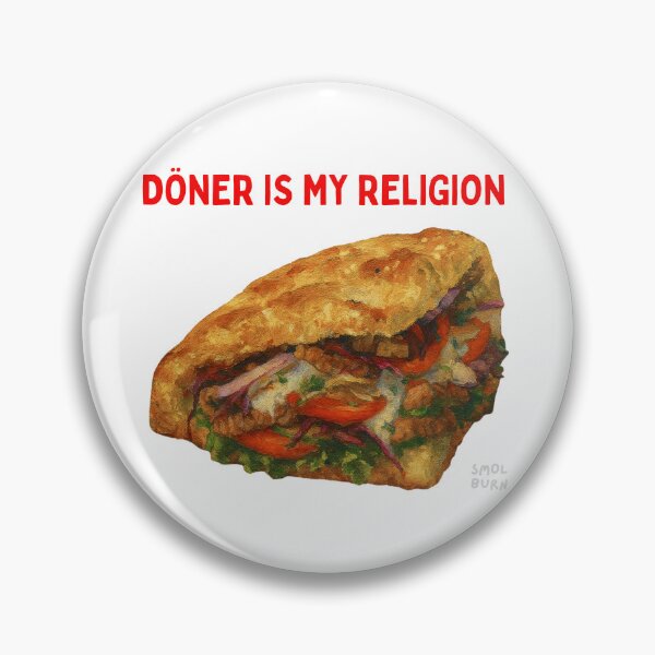 Item preview, Döner Is My Religion – Funny Turkish Kebab Design for Foodies, Grill Lovers & Shawarma Fans designed and sold by smolburndesign.