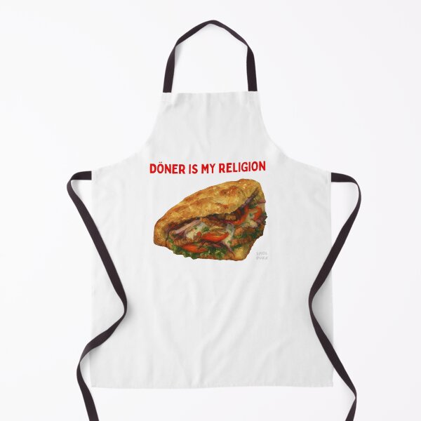 Item preview, Döner Is My Religion – Funny Turkish Kebab Design for Foodies, Grill Lovers & Shawarma Fans designed and sold by smolburndesign.
