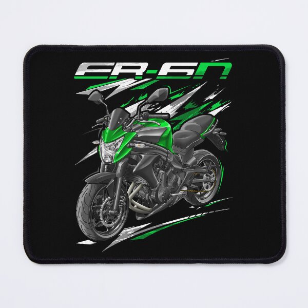 Item preview, Kawasaki ER-6N 2014 (Candy Flat Blazed Green) for Motorcycle Riders designed and sold by MotoApparelHub.
