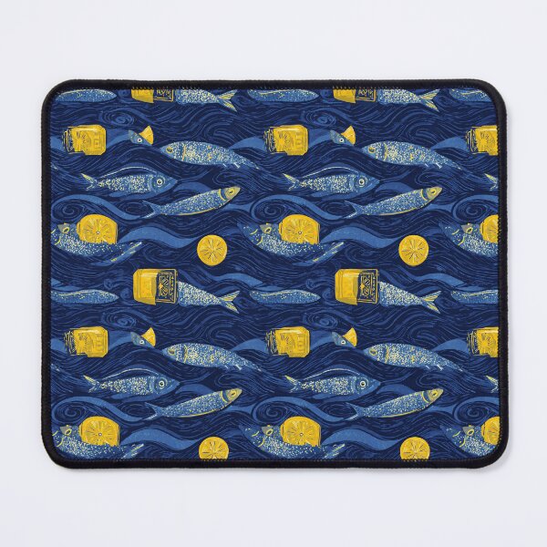 Item preview, Sparkling Sardines Vintage Lemon Cans designed and sold by MidArtForge.