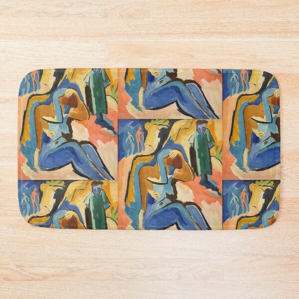 Item preview, Bathers on the Beach designed and sold by Ichneumon-art.