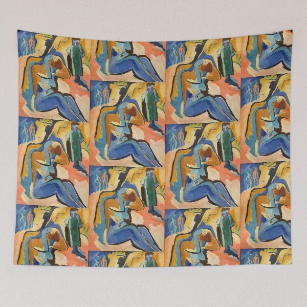 Item preview, Bathers on the Beach designed and sold by Ichneumon-art.