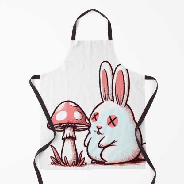 Item preview, Neon Goth mushroom rabbit designed and sold by dreamsagellc.