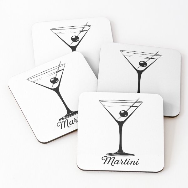 Item preview, Classic Martini Glass Silhouette – Elegant Cocktail Lover’s Design designed and sold by thebigleebowski.