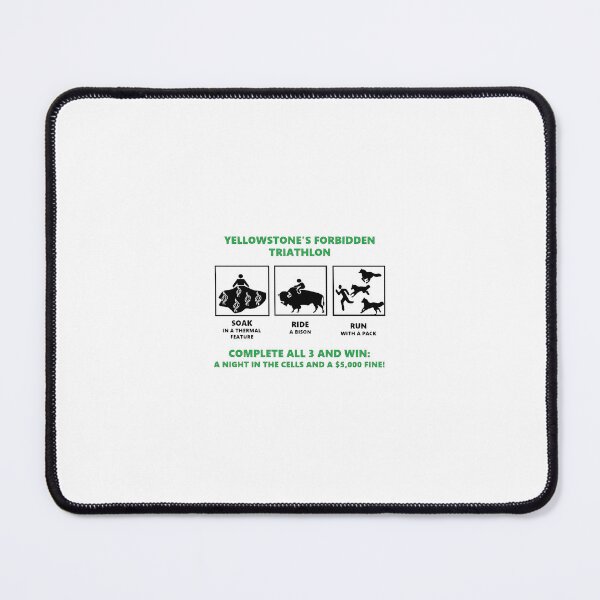 Item preview, Yellowstone's Forbidden Triathlon  designed and sold by jhanjones2010.