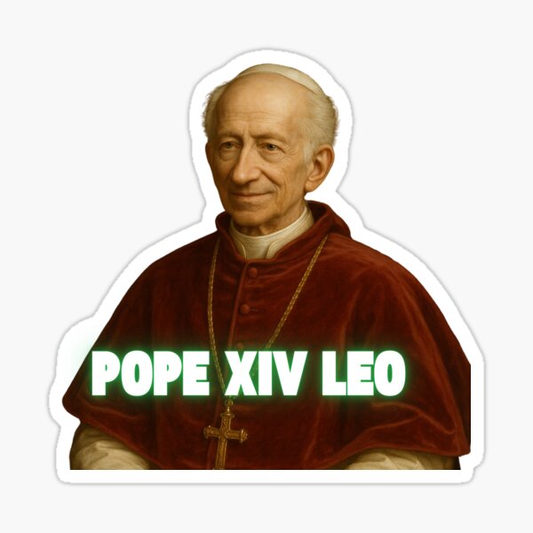 Item preview, Pope XIV Leo – Vintage Religious Art | Papal Aesthetic Design for History Lovers & Faith-Inspired Decor designed and sold by faisal shahzad.