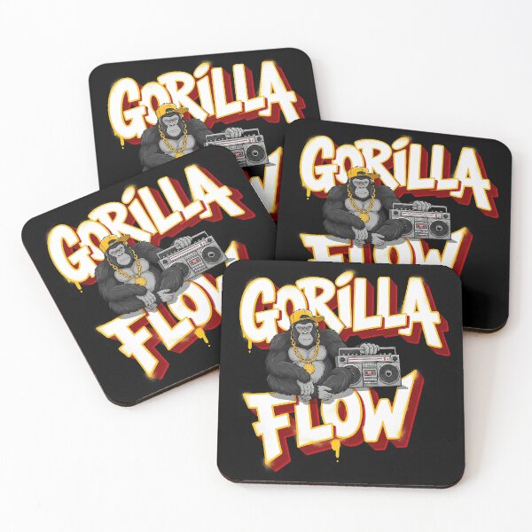 Item preview, Gorilla Flow - Hip Hop King Kong designed and sold by Apex-Ape.