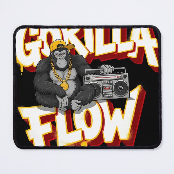 Item preview, Gorilla Flow - Hip Hop King Kong designed and sold by Apex-Ape.