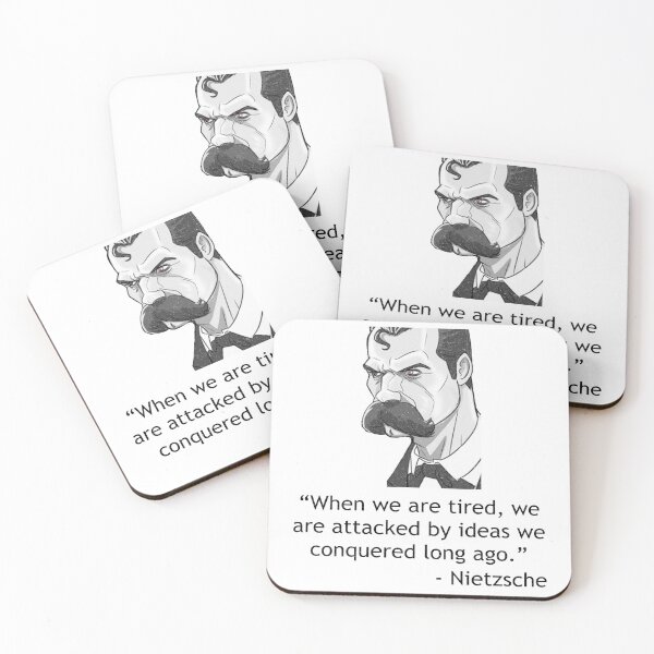 Item preview, Nietzsche ideas quote designed and sold by WiseGuyTs.
