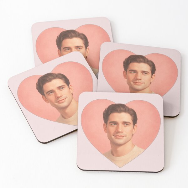 Item preview,  David Corenswet Heart Design Romantic Fan Art designed and sold by Amelia Design.