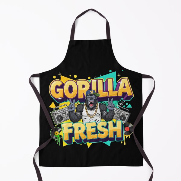 Item preview, Gorilla Fresh - Hip Hop Boombox Groove designed and sold by Apex-Ape.