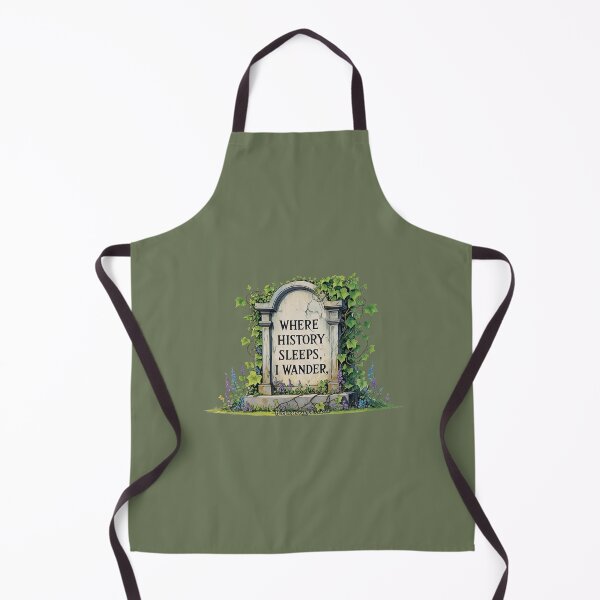 Item preview, Where History Sleeps, I Wander | Vintage Cemetery Exploration Design designed and sold by The-HistoryGirl.