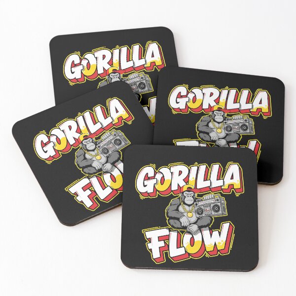 Item preview, Gorilla Flow - Boombox Hip Hop Swag designed and sold by Apex-Ape.