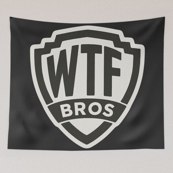 Item preview, WTF Bros Emblem - Iconic and Funny Parody designed and sold by LoomisDreams.