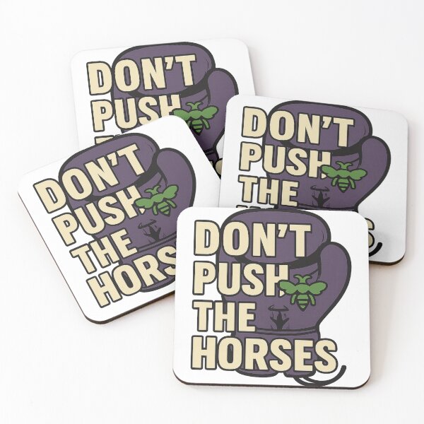 Item preview, Don't Push the Horses Glove Graphic designed and sold by ChernivtsiSkoda.