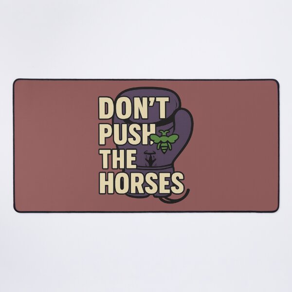 Item preview, Don't Push the Horses Glove Graphic designed and sold by ChernivtsiSkoda.