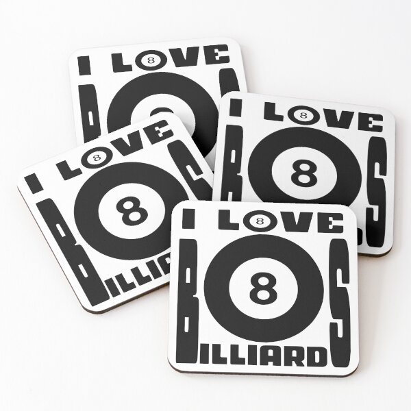 Item preview, I Love Billiards – Pool & Billiards Player Design – Cue Sports & Hobby Gift designed and sold by sednalafandy79.