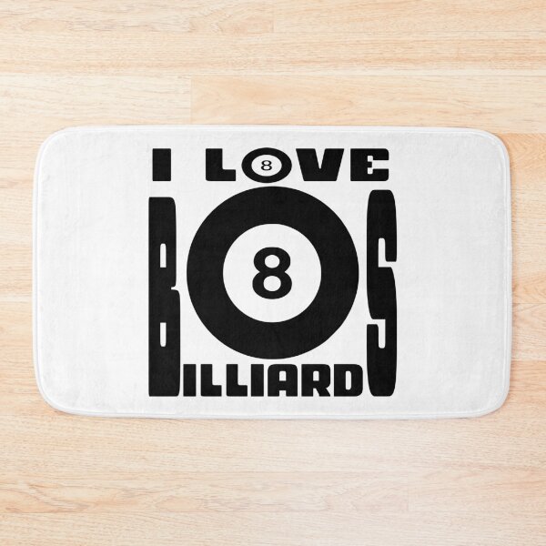Item preview, I Love Billiards – Pool & Billiards Player Design – Cue Sports & Hobby Gift designed and sold by sednalafandy79.