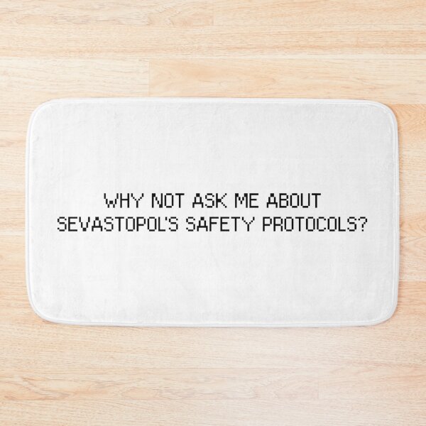 Item preview, Sevastopol's Safety Protocols? v1 - Black designed and sold by ABSTRACT-IVISM.