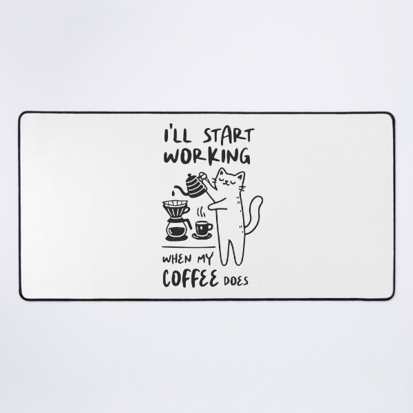 Item preview, Caffeinated Cat Chaos – Funny Coffee-Loving Kitty Barista Art designed and sold by No11DigitalArt.