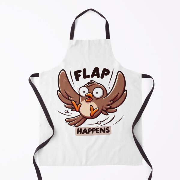 Item preview, Flap Happens Funny Bird Shirt designed and sold by Care-and-Share.