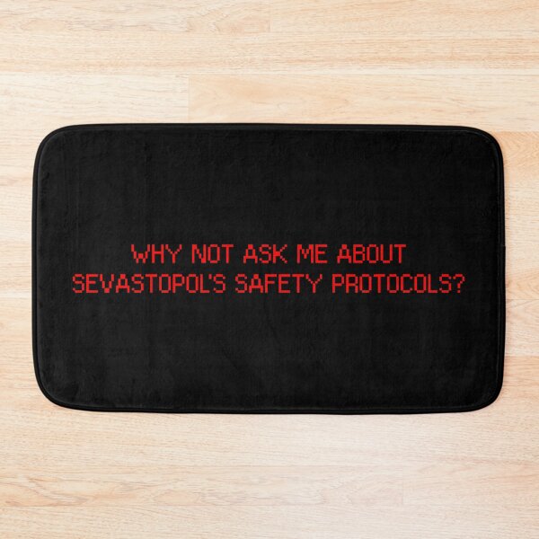 Item preview, Sevastopol's Safety Protocols? v3 - Red designed and sold by ABSTRACT-IVISM.