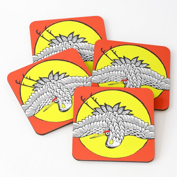 Item preview, Vintage Japanese Safety Matches Matchbox Art Flying Crane designed and sold by Pixelchicken.