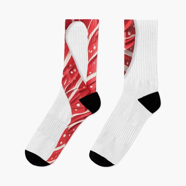Item preview, Festive Red and White Candy Cane Art designed and sold by ShadowAndSlate.