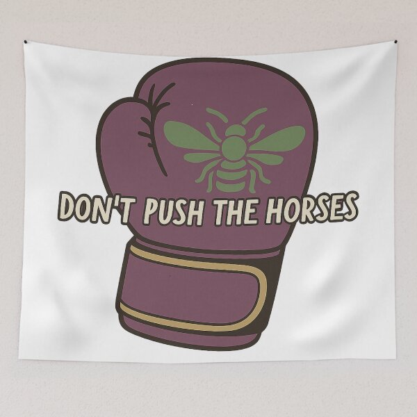 Item preview, Don't Push the Horses Glove Graphic designed and sold by ChernivtsiSkoda.